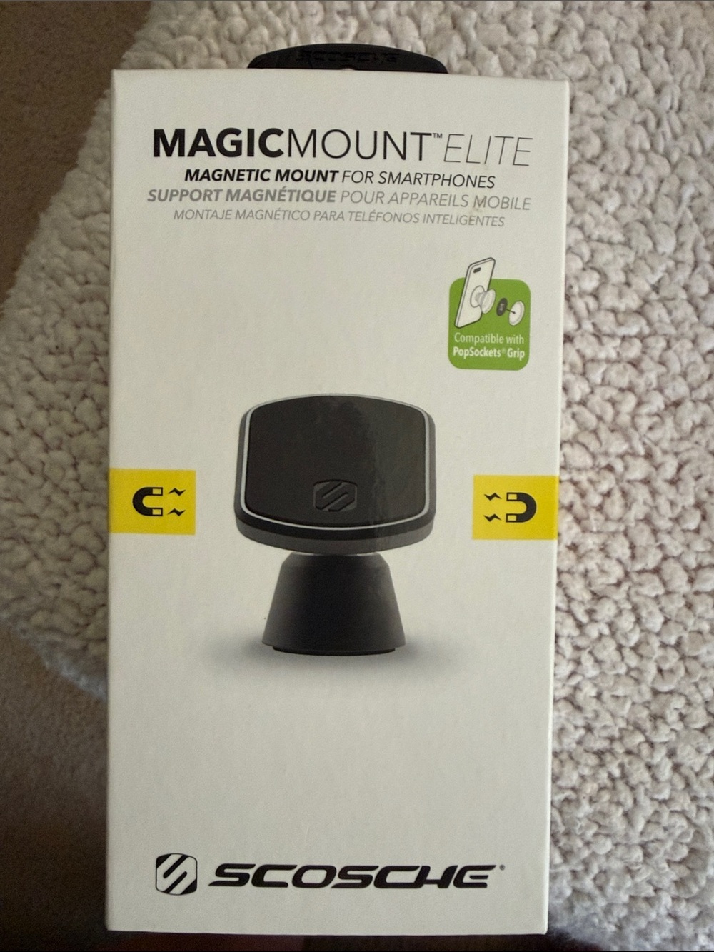 Scosche MagicMount Elite Magnetic Car Mount - Black